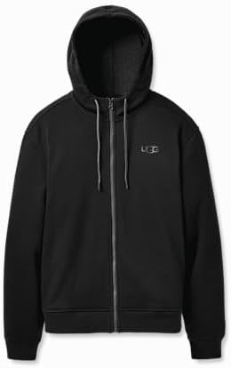 UGG Men's Ashbury Uggfluff Peacoat Jacket, Chestnut, XXL at Amazon